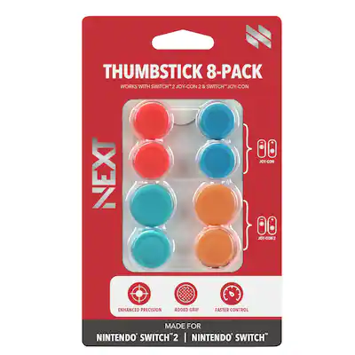 [ACC0014] Thumstick Next 8-Pack para Joy-Con/Joy-Con 2 - NX-NS2JTP8