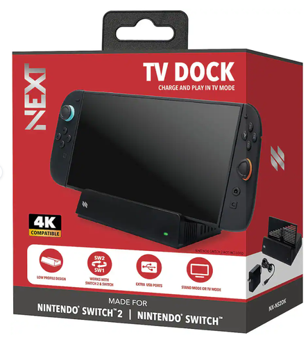 [ACC0016] Base de carga Next Charge and play para Nintendo Switch/Nintendo Switch 2 - NX-NS2DK