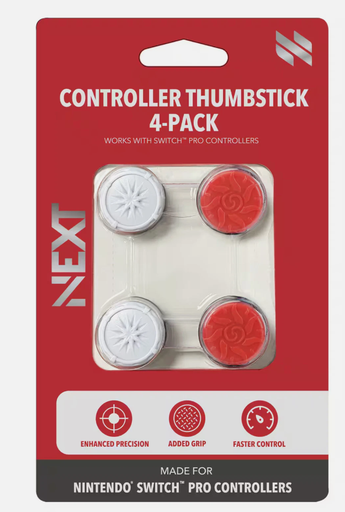 [ACC0023] Thumbstick Next 4-Pack para Nintendo Switch Pro Controller - NX-NS2PTP4