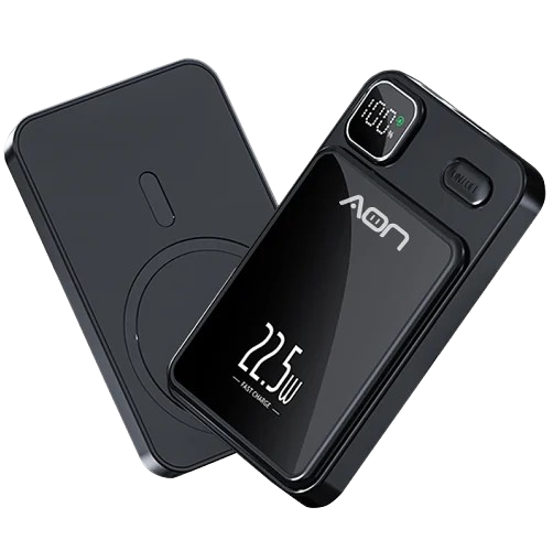 [CEL0943] Powerbank AON Wireless 10000mAh 22.5W - Negro - AO-PB1000