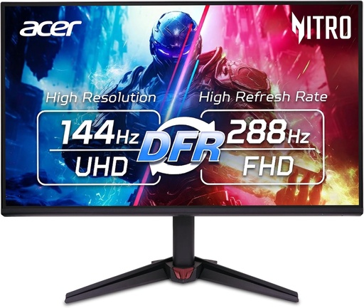 [MT3016] Monitor Acer VG270K V2biip - 27" UHD 4K 2K - 144HZ(UHD) 288Hz(FHD) - IPS - 1ms - HDR10 - Negro - UM.HV0AA.204