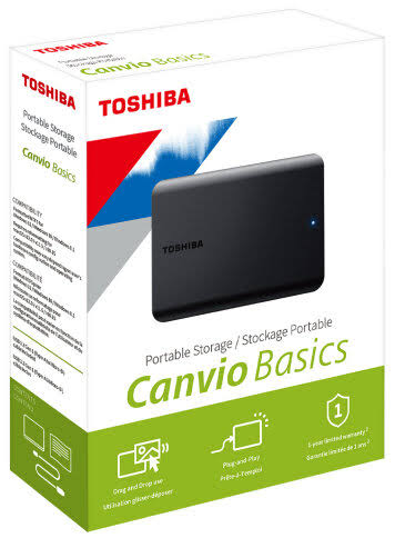 [HDE0008] Disco Externo Toshiba Canvio - 4 TB - 2.5" - HDTB540XK3CA