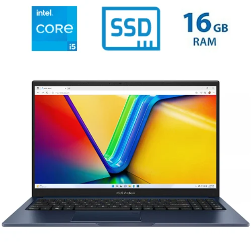 [LP3001] Laptop Asus VivoBook X1404V - I5 120U - 16GB DDR4 - SSD 512GB - 14" FHD - Quiet Blue - 90NB13U1-M00SR0