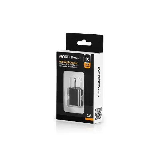 [CAR0041] Cargador USB Argom Tech 1A - ARG-AC-0104