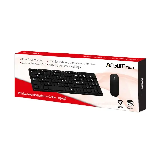 [TYM0911] Teclado y Mouse Argom Inalambrico - ARG-KB-7436